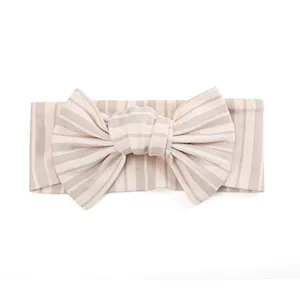 GOTS-Certified Organic Cotton Baby Headband Adjustable Bow